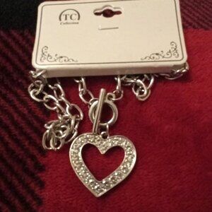 TC Collection Brand Heart Necklace